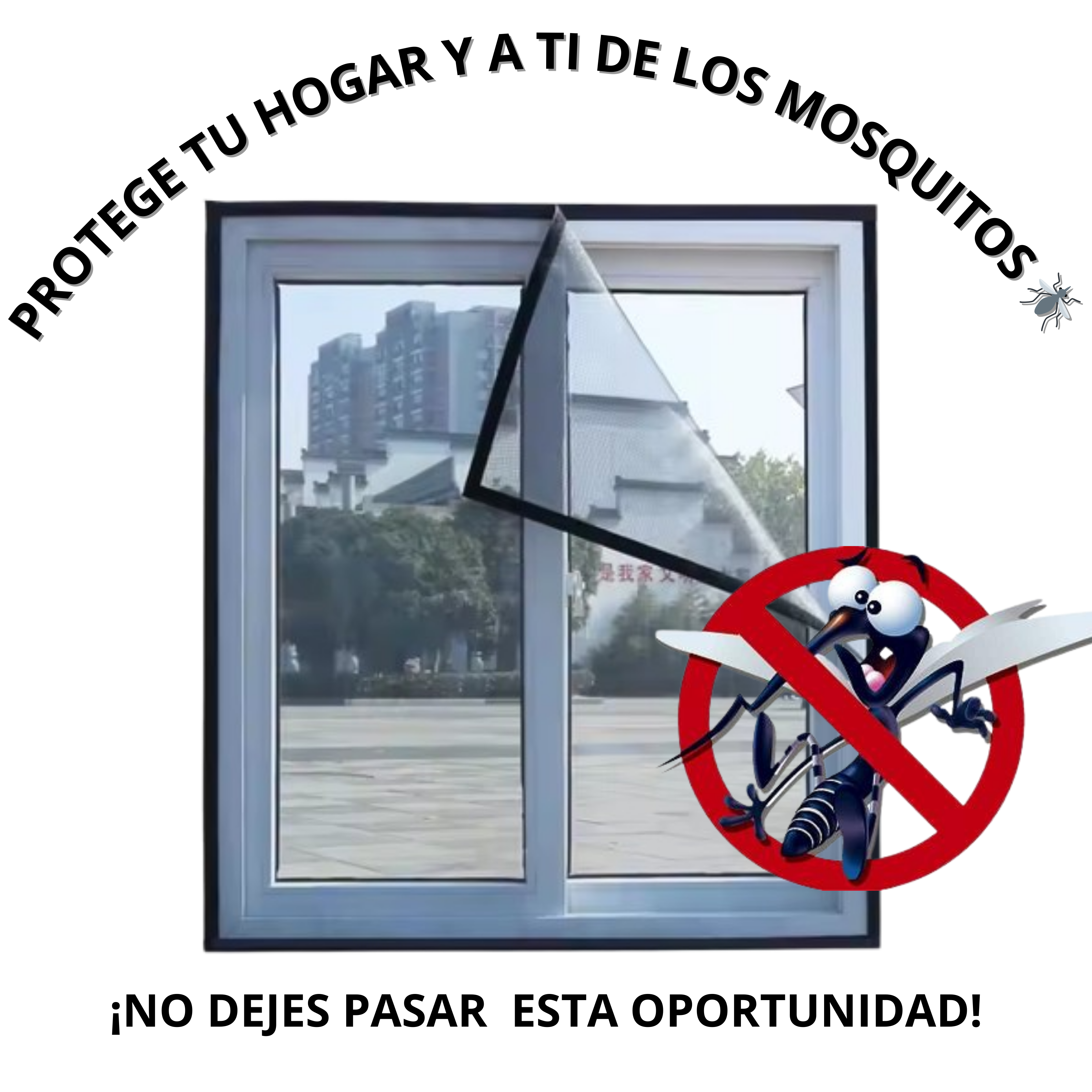 Malla antimosquito para ventanas Magnetico